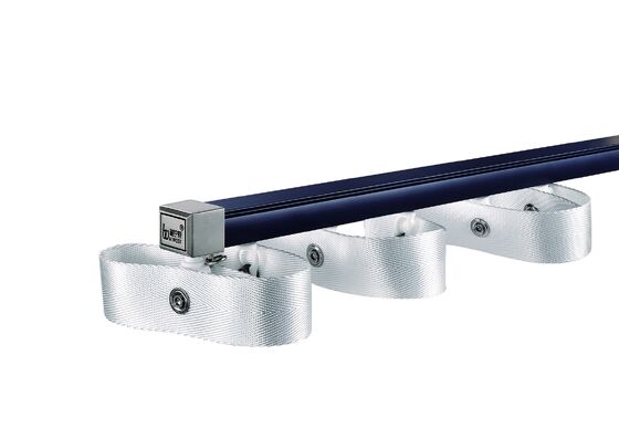 Prezzo buono Pronto per la spedizione In magazzino Spedizione veloce Sistema di pulegge per lucernario binario scorrevole quadrato spesso binario per tende in metallo in linea