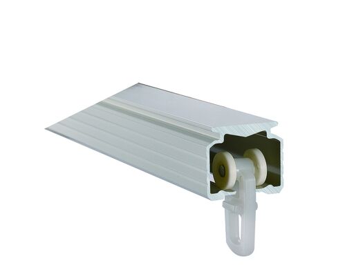 Buen precio 0.8 mm de espesor de aluminio de cortina de pista 5m de cortina de rieles para la sala de ducha en línea