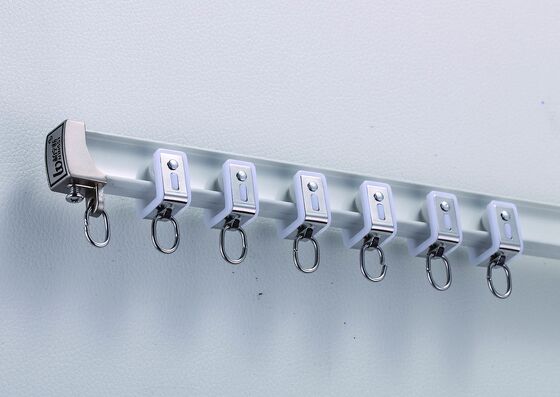Good price 10mm*25mm 6m Length Bendable Curtain Track Flexible Curtain Rail Strong Bearing online