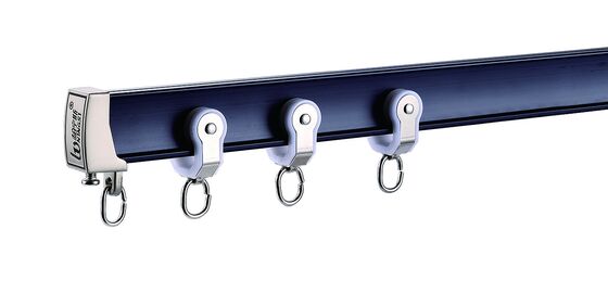 ভালো দাম 1.8mm বেধ নমনীয় নমনীয় সিলিং পর্দা ট্র্যাক 4m পর্দা রেল অনলাইন