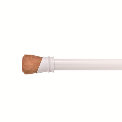 Ein guter Preis. Aluminium Material 28mm Durchmesser klassische Gardinenstange mit Holzdesign-Abschlüssen online
