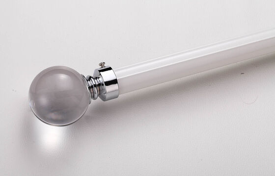 Goede prijs Aluminium materiaal stille gordijnroede voor zware gordijnen met kristallen eindstukken online