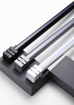 ราคาดี หนาอ่อนอัลลูมิเนียมสลัดบราคเก็ตด้าน perforated ผ้าม่านสาย single pole double pole ออนไลน์